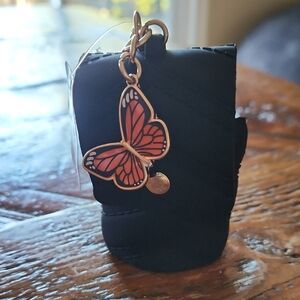 Bath & Body Works Orange Enamel Butterfly PocketBac Holder